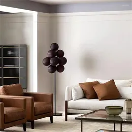 Chandeliers Modern Creative Home Decoration Grape Living Room Ceiling Chandelier Purple Ripple Balls Hanging Lamps For