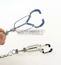 Bauhaus Precision Nipple Clips Metal Nipple Clamps With Chain Chrome Sex Toys2033915