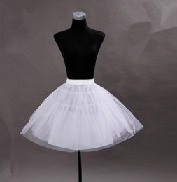 Black White Cheap Short Dress Underskirt Wedding Dresses Petticoats 3 Layers Mini Bridal Crinoline Tutu Skirt 7169210