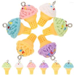 Storage Bottles Resin Accessories Bracelet DIY Charms Pendants Earrings Keychain Making Cute Ice Cream Craft Jewellery Necklace Summer