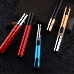 Bd Direct Blue Flame Iatable Lighter Cigar Moxibustion Kitchen Gas Unfilled Stove Outdoor Igniter Wholesale