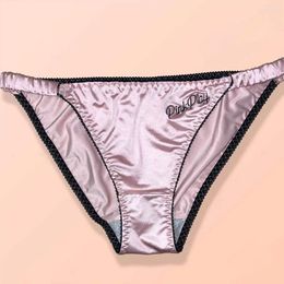 Women's Panties 2024 Sexy Women Silk Satin Ladies Lingerie Intimate Underwear Knickers Briefs Skin Friendly Soft G-strings Thongs
