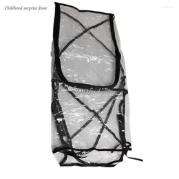 Stroller Parts Clear Universal Rain Cover Trolley Umbrella Side Ventilation Dropship