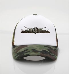 games World Of Tanks Printing net cap baseball cap Men and women Summer Trend New Youth Joker sun hat1768181