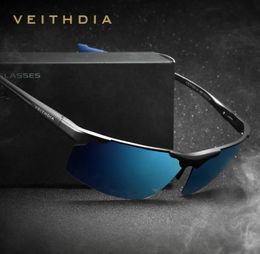 Aluminum Rimless Men039s Sunglasses Polarized UV400 Sun Glasses Eyewear Accessories For Men Blue Coating Mirror 65878801525