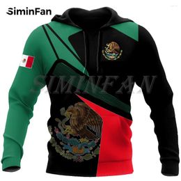 Men's Hoodies Love Mexico Art Design Mens 3D Print Black Unisex Casual Sweatshirt Harajuku Pullover Women Tracksuit Zipper Jacket H24