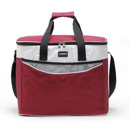 Outdoor Large Insulated Bag 34L Picnic Portable Lunch Box Refrigerated Cooler Fresh For CampingSelfdriving Tour 240509