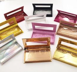 whole Eyelash packaging box rectangular eyelash box 3D mink hair highend magnet box multiple Colours optional DHL 3241002