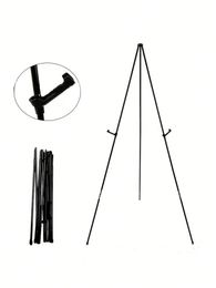 Bview Art High Steel Easy Folding Display Easel - Quick Set-Up Instantly Collapses Adjustable Height Display Holders 240430