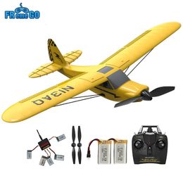 Sport Cub S2 RC Airplane 2.4G 3CH Remote Control Plane 400mm Wingspan Aircrafts with Gyro Stabilizer 76114 EPP Foam Plane RTF 240508