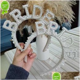 Other Event Party Supplies New Bride To Be Pearl Crown Headband Bach Bachelorette Hen Party Bridal Shower Wedding Engagement Rehears Dhkc0