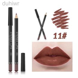 Lip Pencils 12 color lipstick pencil lipliner cosmetics durable waterproof female beauty makeup matte Maquillaje TSLM1 d240510