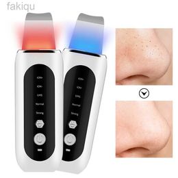 Cleaning Ultrasonic skin scrubber EMS shaver black head removal dark facial cleansing facial enhancement beauty equipment d240510