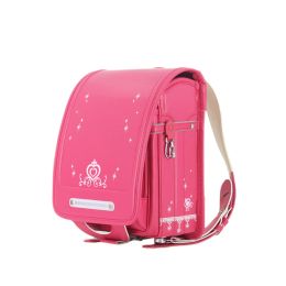 Bags 2022 Kid School Bag Japanese Randoseru Children Backpack for Cartoon Pattern Prints Waterproof Pu Orthopaedic Schoolbag for Baby