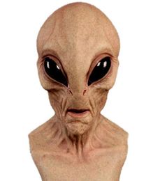 Party Masks Halloween Horror Alien Mask Scary Horrible Big Eyes Magic Funny Cosplay Prop Full Face Cover Prank Joke6737973