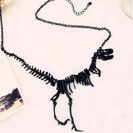 Pendant Necklaces Timlee N135 Grace Fashion Metal Dragon Skull Skeleton Dinosaur Bones Cool Wholesale