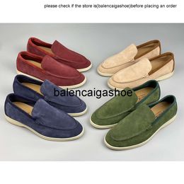 LP shoes loro piano shoe pianna Designer Sneakers Mens Fashion casual shoes LP loafers flat low top suede leather oxfords Moccasins summer walk comfort loafer slip on