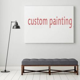 Poster Customed Your Pictures Canvas Painting Wall Art Printed on Canvas For Wall Decoration For Living Room,Kitchen No Frame