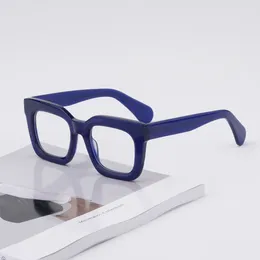 Sunglasses Frames High Quality Thick Acetate Vintage Glasses Retro Handmade Eyeglasses Frame Optical Myopia Designer Prescription Lens