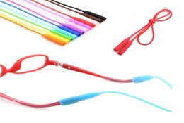 Sunglasses Frames 2Pcs Silicone Eyeglasses Straps Chain Sports Band Cord Holder Elastic Anti Slip String Ropes1580704