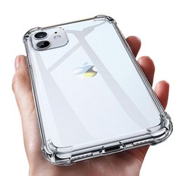 Phone Cover Case Accessories Airbags Transparent Shockproof TPU 15 mm Thick For iPhone 11 X Xr Xs 13 12 11 Pro Max 8 7 6s Plus6455089