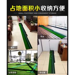 Indoor Golf Putter Practitioner Mini Green Blanket Set Adult and Children's Optional Clubs