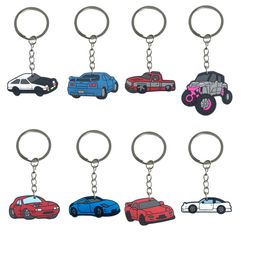 Keychains Lanyards Car Collection Keychain For Kids Party Favours Cool Colorf Character With Wristlet Girls Keyring Suitable Schoolbag Otsnc