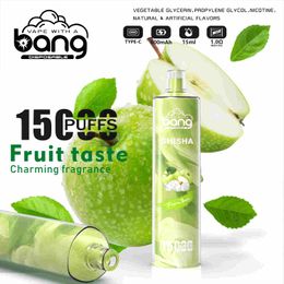 Bang Shisha 15000 15k Puffs Disposable Vapes Good Tastes Rechargeable Oringinal Factory Hot Selling Vapes