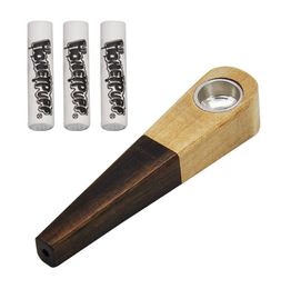 LEAFMAN Natural Wooden Tobacco Hand Pipe With 3pcs Active Charcoal Pipe Philtre Tip Handmade Wood Smoking Pipes Acessoires9502818
