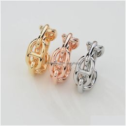 Pins, Brooches Pins -Selling Pig Nose Scarf Fastening Button Lady Fashion Ring Buckle Does Not Fade Hook 231118 Drop Delivery Jewellery Dhsnp