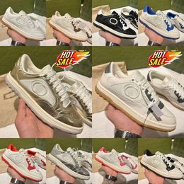 mens designer shoes 10A designer brand Women's shoes MAC80 sneaker Leather Vintage G embroidered pair casual sneaker B22 Small white shoes