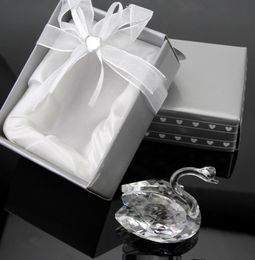 Unique Wedding Favours K9 Crystal Swan Good For Wedding Gift and Bridal Shower Favours baby shower For Guest Gifts S20173811974320