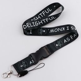 Keychains Novel Lanyard For Key Chain ID Cover Pass Mobile Phone Charm Neck Straps Badge Holder Ring Accessories