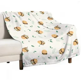 Blankets Lots Of Bees Throw Blanket Personalised Gift Bed Covers Furrys