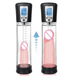 Vacuum Vibrating Penis Pump with Pocket Pussy Penis Enlargement Extend Pump Penis Enlarge Air Pressure