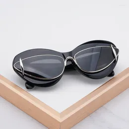 Sunglasses CAT EYE HIGH Trendy Women Glasses Frame Acetate Designer Tortoiseshell Black White UV400 Fashion Eyeware
