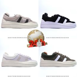 2024 New Trendy retro Bad Bunny x school Light"Khaki for brownish-black Men White Skate Shoe Women Sneaker Eur 36-45