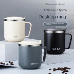 Mugs Milk Coffee Cup Stainless Steel Double Wall Thermal Insulated Water Cups And Metal Mug