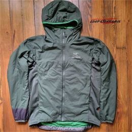 Designers Brand Windbreaker Hooded Jackets Arcatomlt Hoodie Green Large YJIV