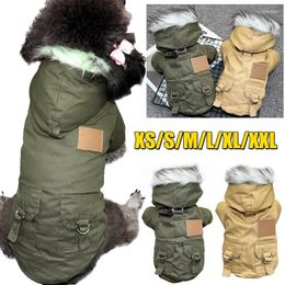 Dog Apparel XS-XXL Winter Clothes Puppy Pet Coat Jacket For Small Medium Thicken Warm Chihuahua Yorkies Hoodie Pets Clothing