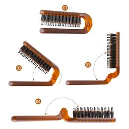 Foldable Comb Bristle Hair Brush Massage Brushes Travel Combs Anti-Static Styling Hairdressing Tools