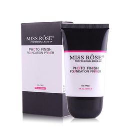 MISS ROSE Po Finish Foundation Primer for Oily Skin Oil Smooth Lasting Facial Makeup Base Professional Face Makeup1224741