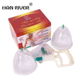 Bust Enhancer Healthy breast enlargement pump for womens vacuum cup body massage machine chest enhancement with suction size L Q240509