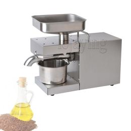 Automatic Oil Press Effective Household Stainless Steel Oil Extraction Machine Temperature Control Sesame Peanut