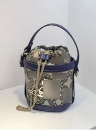 Bucket Bag Drawstring Vintage Genuine Leather Embossed Casual Omen Shoulder Handbags Tote Bags Designer Fashion Famous Cross Body