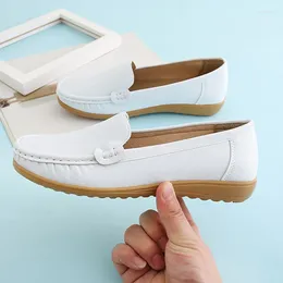 Casual Shoes 2024 Small White ShoesFashion Breathable Beef Tendon Soft Sole Maternity Comfortable Flat Work