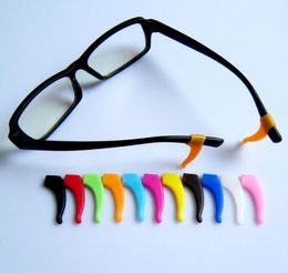 11 colors Quality eyeglass ear hook eyewear glasses silicone temple tip holder5033001