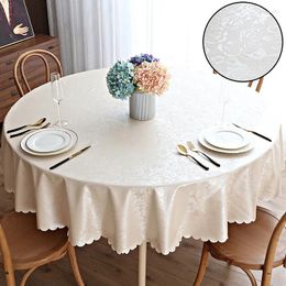 Table Cloth D91 Oil-proof And Anti-scalding Tablecloths For Els Restaurants Home Covers Round Banquet Large Tables