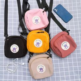 Shoulder Bags Korea Ins Girl Student Bag Female Small Mobile Phone Japanese Harajuku Style Women Waterproof Messenger