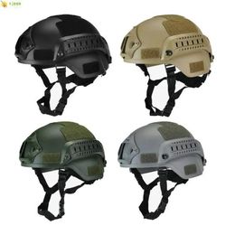 Military Helmet Airsoft Paintball WarGame CS Camouflage Army Cover Accessories Outdoor Head Protective Equipment 240509